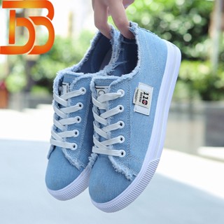 Giày thể thao vải trắng dành cho nữ, TBB, có 3 màu.