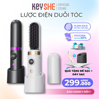  Lược duỗi tóc không dây KeyShe X911 Pro – Sạc nhanh 5V2A giữ tóc mềm và khỏe chính hãng 