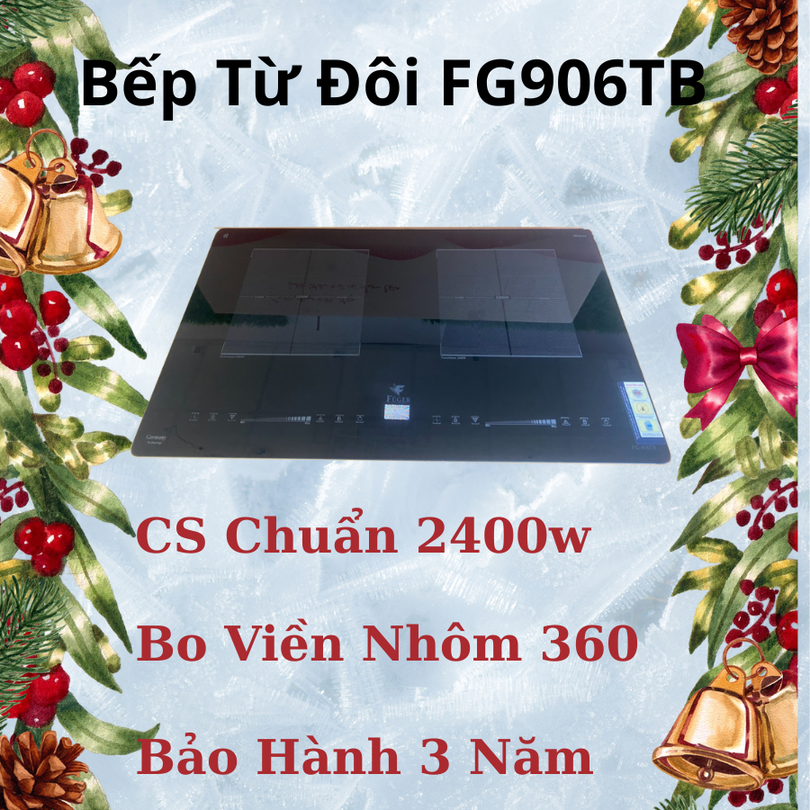 BẾP TỪ ĐÔI FUGER FG906TB BẢO HÀNH CHÍNH HÃNG 3 NĂM