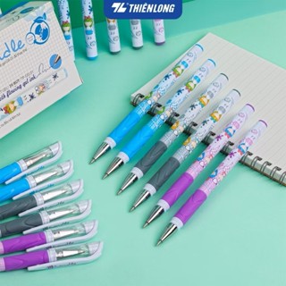  Combo 5 10 20 Bút Gel Thiên Long TP-GEL01 ngòi 0.5mm mực nước đậm và tươi sáng thân bút in họa tiết nhân vật hoạt hình 