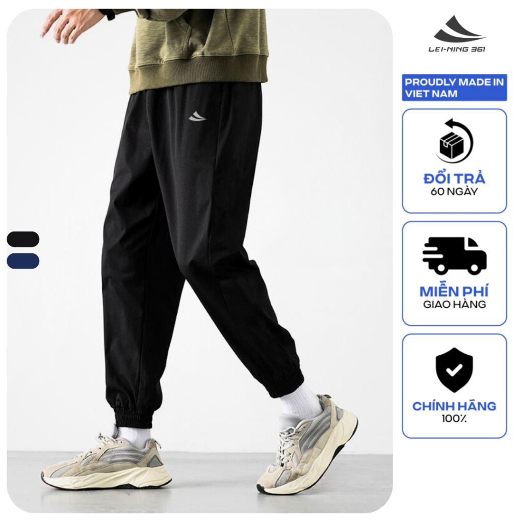 Quần Dài Thể Thao Running Pant Siêu Nhẹ Thoáng Khí Thấm Hút Tốt - QUANGIO02.361 - LEI-NING 361