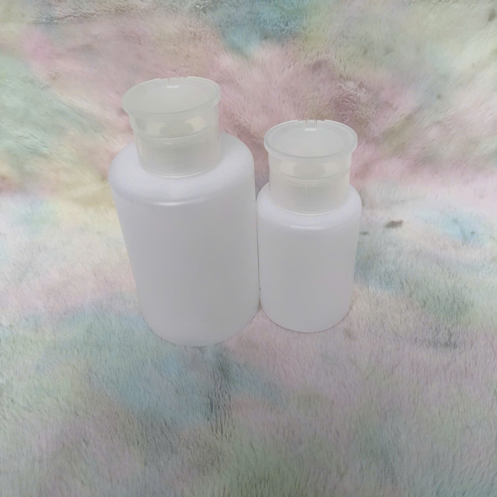 Bình nhấn acetone chai Trắng Sữa không tem