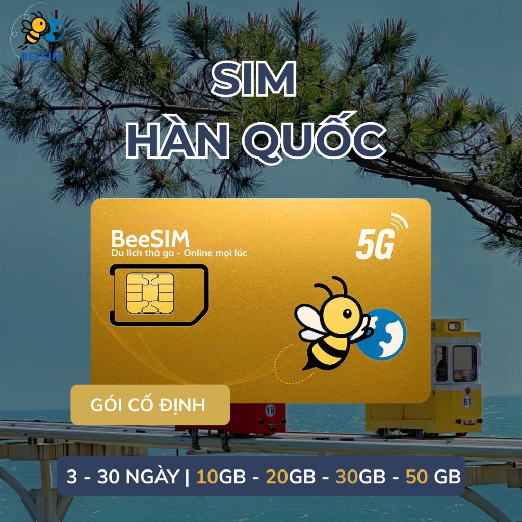 eSIM Du Lịch Hàn Quốc | Gói Theo Ngày 1GB / 2GB / 3GB | Không Cần SIM Vật Lý