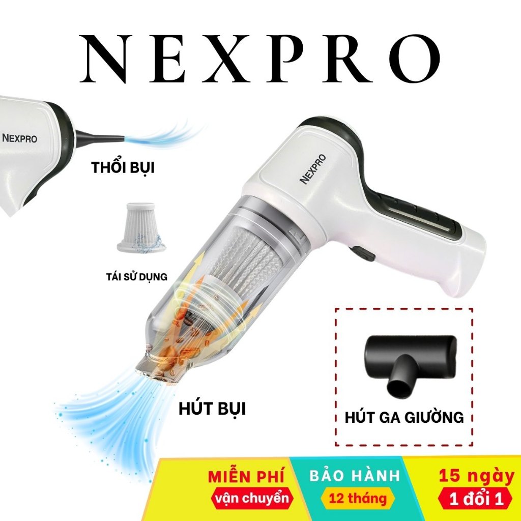 máy hút bụi cầm tay , hút bụi giường nệm, máy hút bụi với công nghệ nhật bản - bảo hành 12 tháng