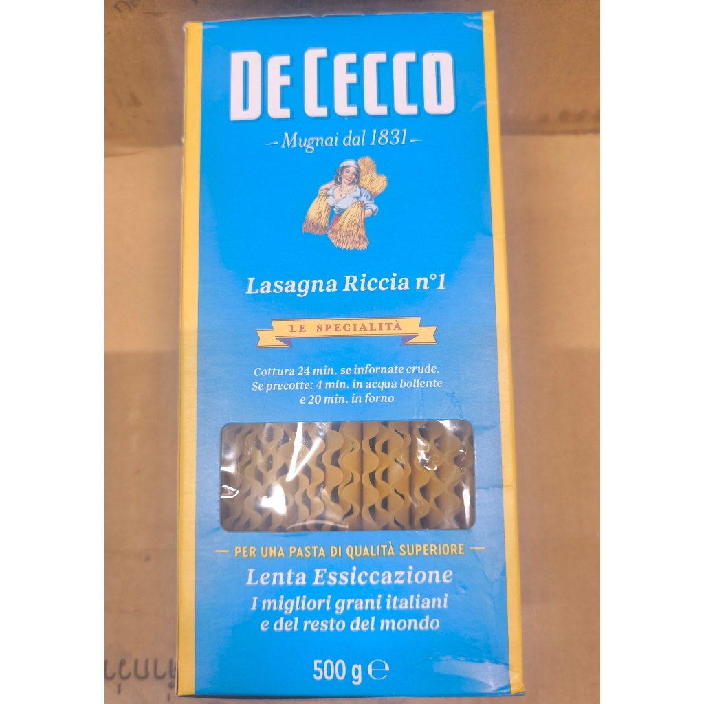 (Ý)👉 Nui lá Lasagna Riccia No 1 DECECCO 👉  500g