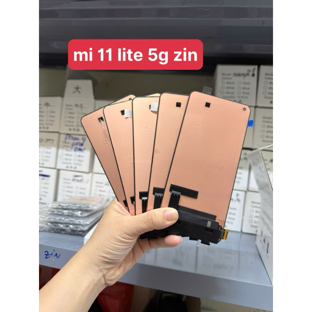 Màn hình xiaomi mi 11 lite 4g / 11t lite/ 11 lite 5g ne/ mi 11 lite 5g zin(keo+ tua vít)