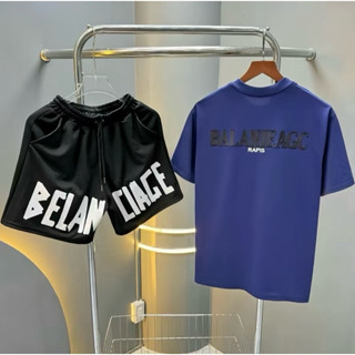  Set quần áo BALANCIAGG dành cho BoY Phố hoạ tiết thêu da nam nữ hottrend 