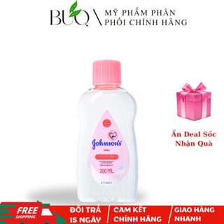  Dầu Mát Xa Dưỡng Ẩm Em Bé Johnson's Baby Oil Pink 200ml 50ml 