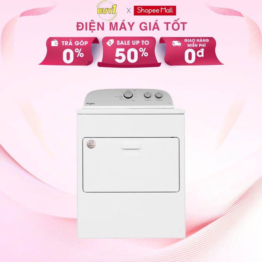 3LWED4815FW0 - Máy sấy thông hơi Whirlpool 15 kg 3LWED4815FW0 - Hàng chính hãng