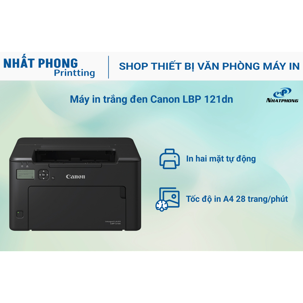 Máy in laser đen trắng Canon LBP 121DN mới 100%