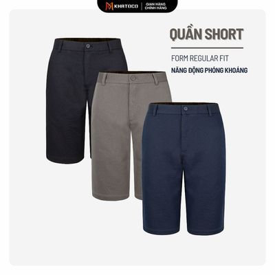 Quần short nam KHATOCO form Regular Fit năng động phóng khoáng mã 18416