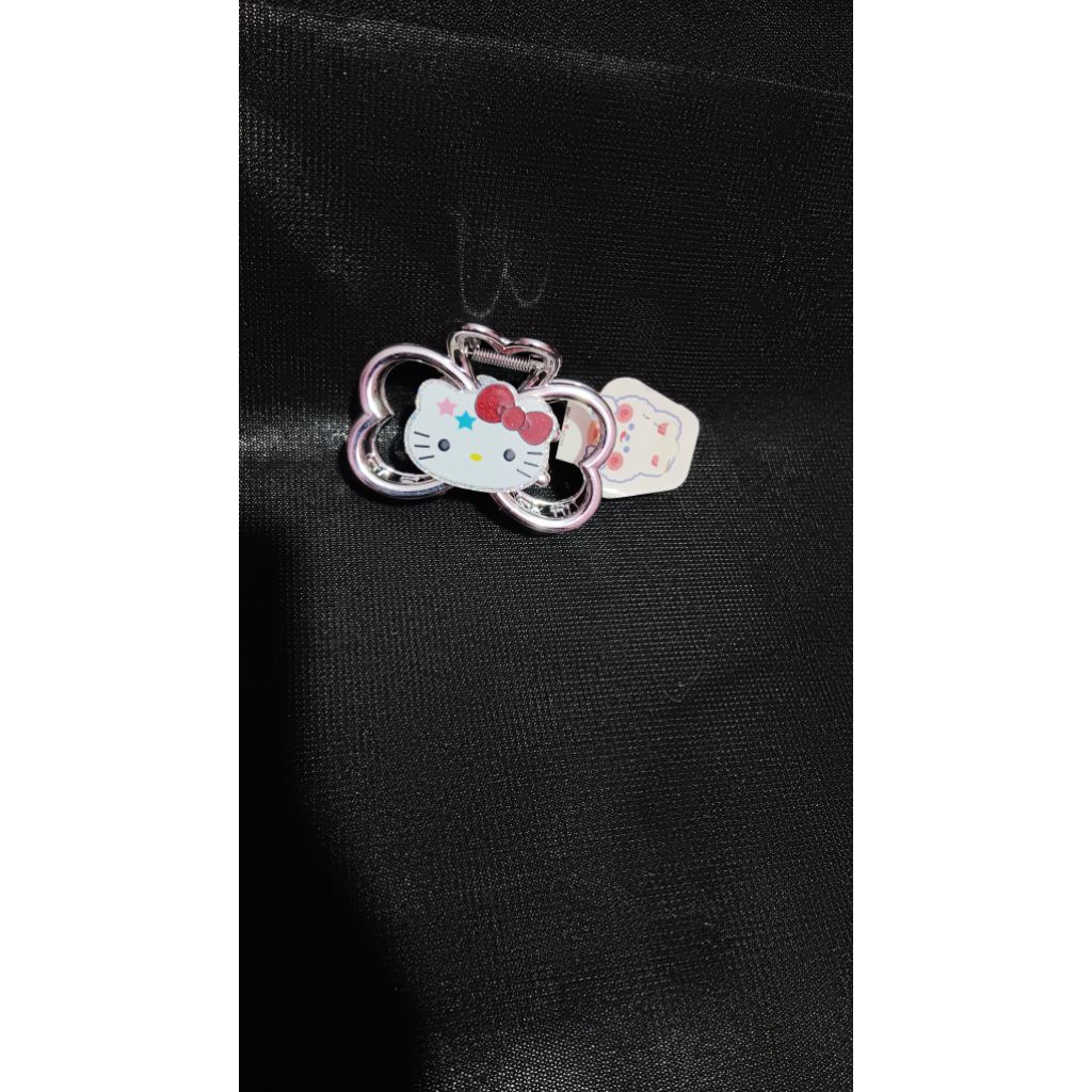 kẹp tóc nhựa Mèo helo kitty