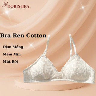  Áo lót DORIS áo ngực nữ BR304 ren không gọng áo lót nữ mút mỏng có thể tháo rời mềm mại thoáng khí 