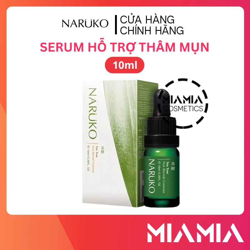 Serum Tràm Trà Naruko Hỗ Trợ Da Thâm Mụn 10ml