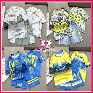 Đồ bộ đùi bé trai chất thun lạnh loại 1 in hình hoạt hình cực ngầu cho bé có cân nặng từ 12 đến 45kg