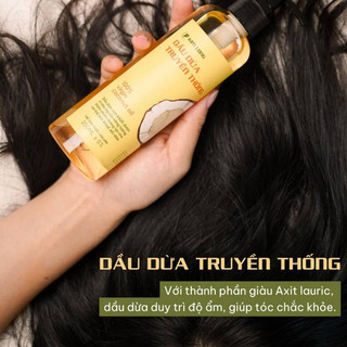 Combo Dầu dừa 500 ml  + Xà bông dừa