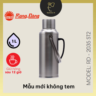   2 Lít  Phích Giữ Nhiệt 2.0L Rạng Đông Bình thủy Inox Cao Cấp 2035 ST2 