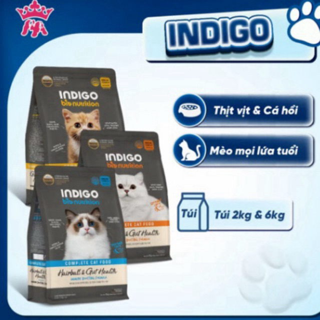 ( Hạt Hữu Cơ INDIGO Hàn Quốc Cho mèo , túi 2kg )