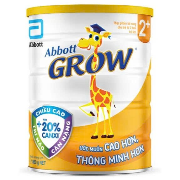 Abbott Grow 2+ cho bé từ 2 tuổi - 800g