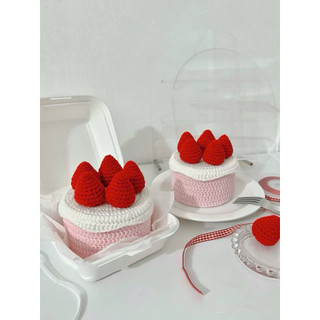 Bánh kem bằng len handmade size 11cm và 13cm (không mở nắp,không kèm hộp ạ)(lựa mẫu ib shop nha💐💐)