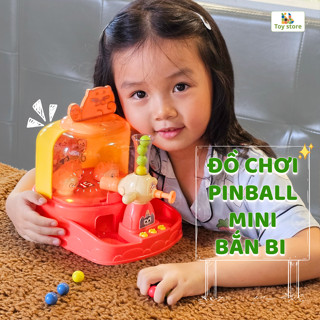  Đồ Chơi Máy Pinball MIni Bắn Bị Thế Hệ Mới Chạy Pin Tính Điểm Bằng Đèn Led Máy Game Bắn Pinball Cho Bé - shopcuabebb 
