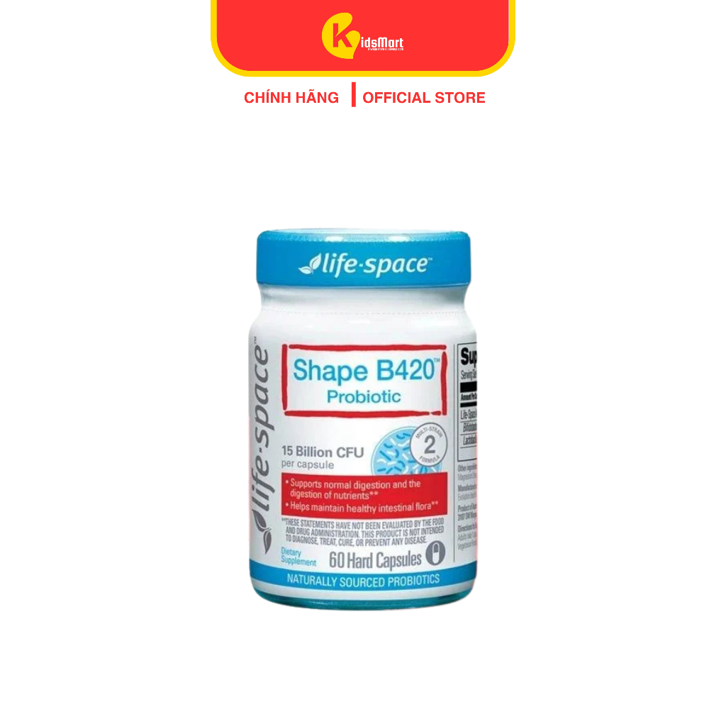Men vi sinh (hỗ trợ giảm cân) Life Space B420