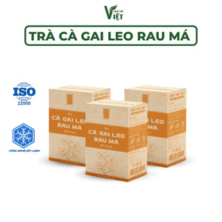   MÁT GAN  Combo 3 Hộp Trà Cà Gai Leo Rau Má - Tốt Cho Gan Đẹp Da - Tiệm Trà Việt - 90 gói 