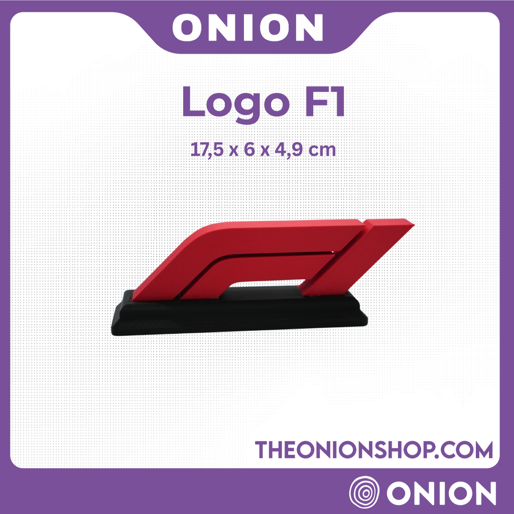 Logo F1 in 3D decor để bàn, sưu tầm dành cho fan F1 chính hiệu