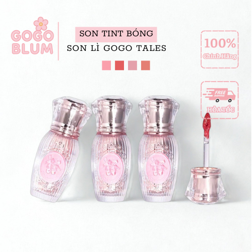 [GOGO TALES] Son bóng GOGO TALES Little Gem Mirror Lip Glaze, son bóng nude , son tint GT774