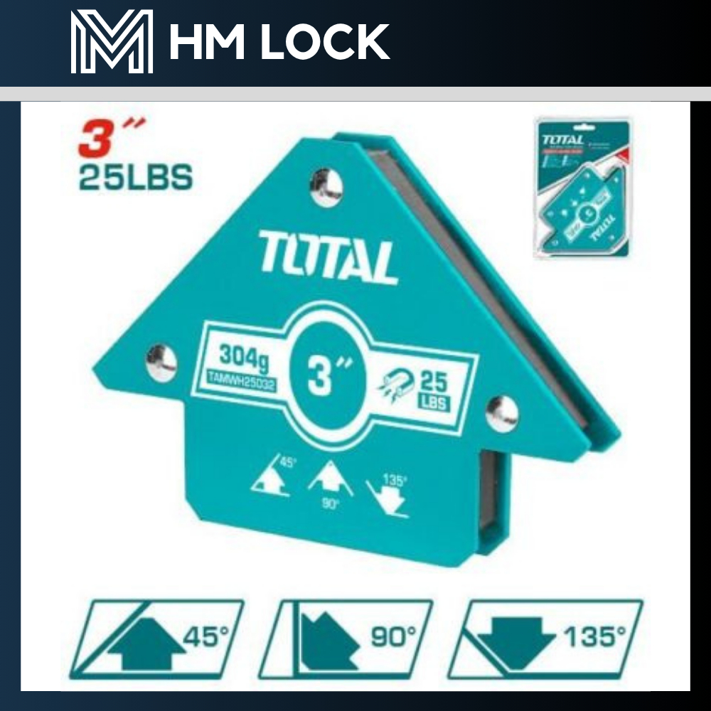 [NEW] KE NAM CHÂM HÀN 3 GÓC 25Lbs , 50Lbs, 75Lbs TOTAL TAMWH25032 - HÀNG CHÍNH HÃNG