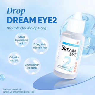 [HÀNG CHÍNH HÃNG] Nhỏ mắt lens dành cho mắt nhạy cảm Dream eye Drop thể tích 13ml