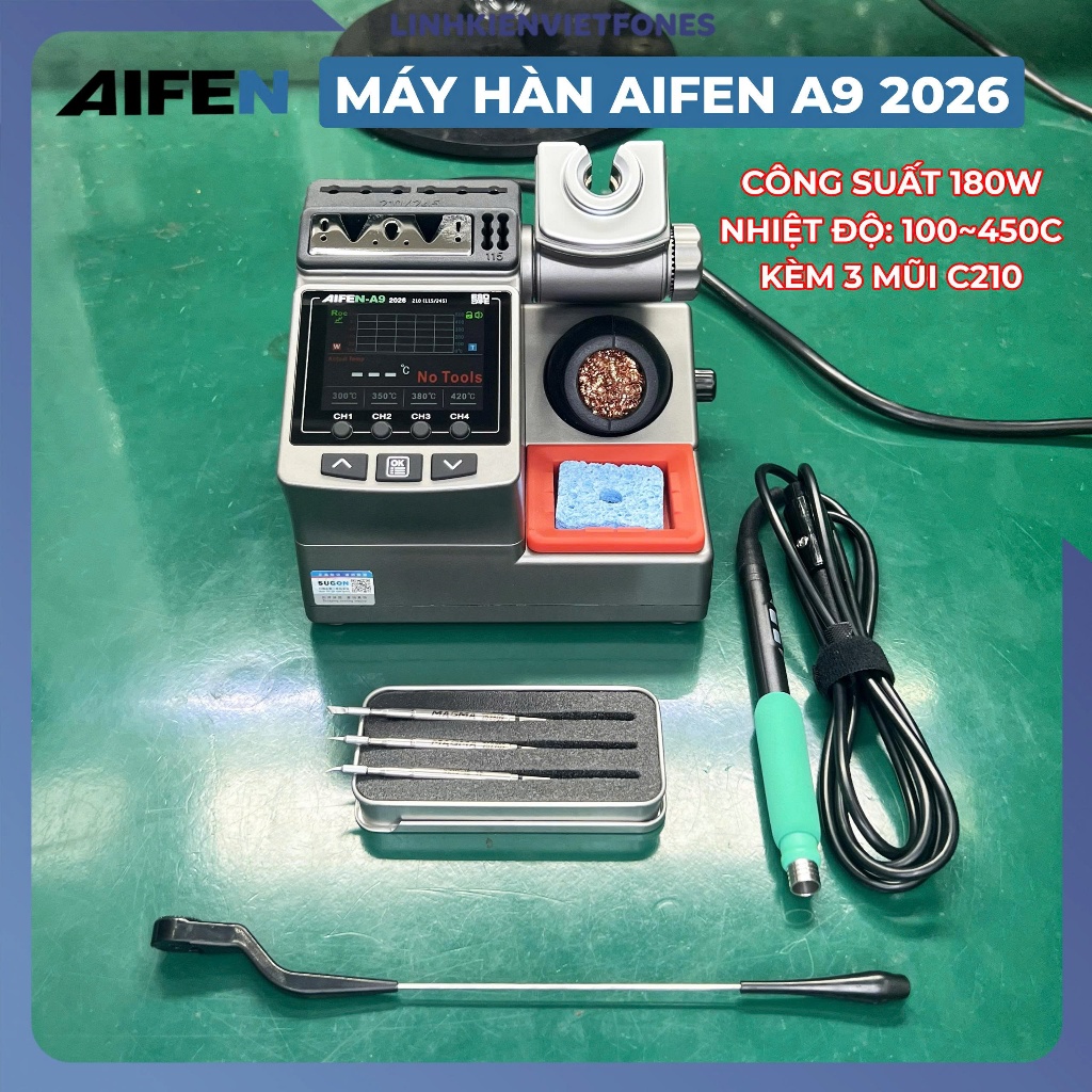Máy Hàn Aifen A9 2026 (3 mũi C210)