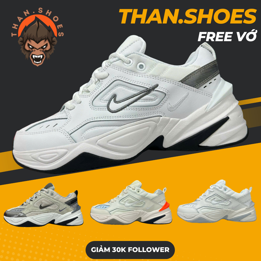 Giày Sneaker Thể Thao M2K Tổng Hợp Màu - Than.Shoes