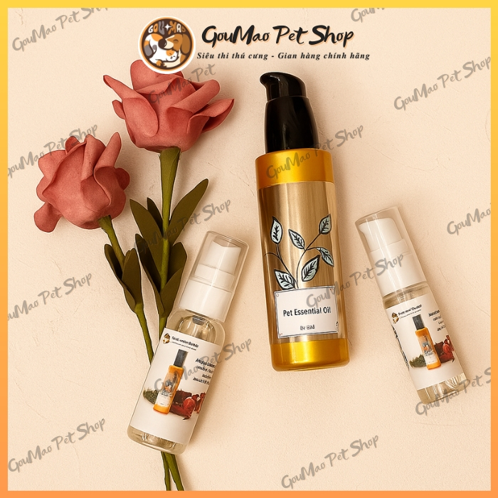 [Chính hãng] Tinh Dầu Dưỡng Lông Chó Mèo Pet Essential Oil SHOWQUEEN Siêu Thơm GM14
