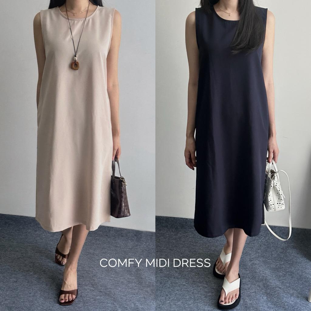 COMFY MIDI DRESS