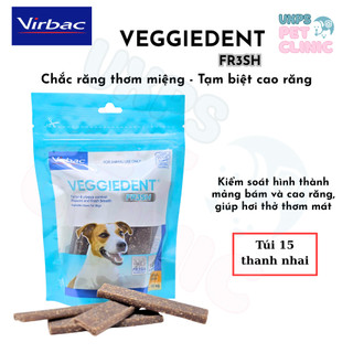  VEGGIEDENT FR3SH - Thực Phẩm  Chắc Răng Thơm Miệng Tạm Biệt Cao Răng Dành Cho Chó 