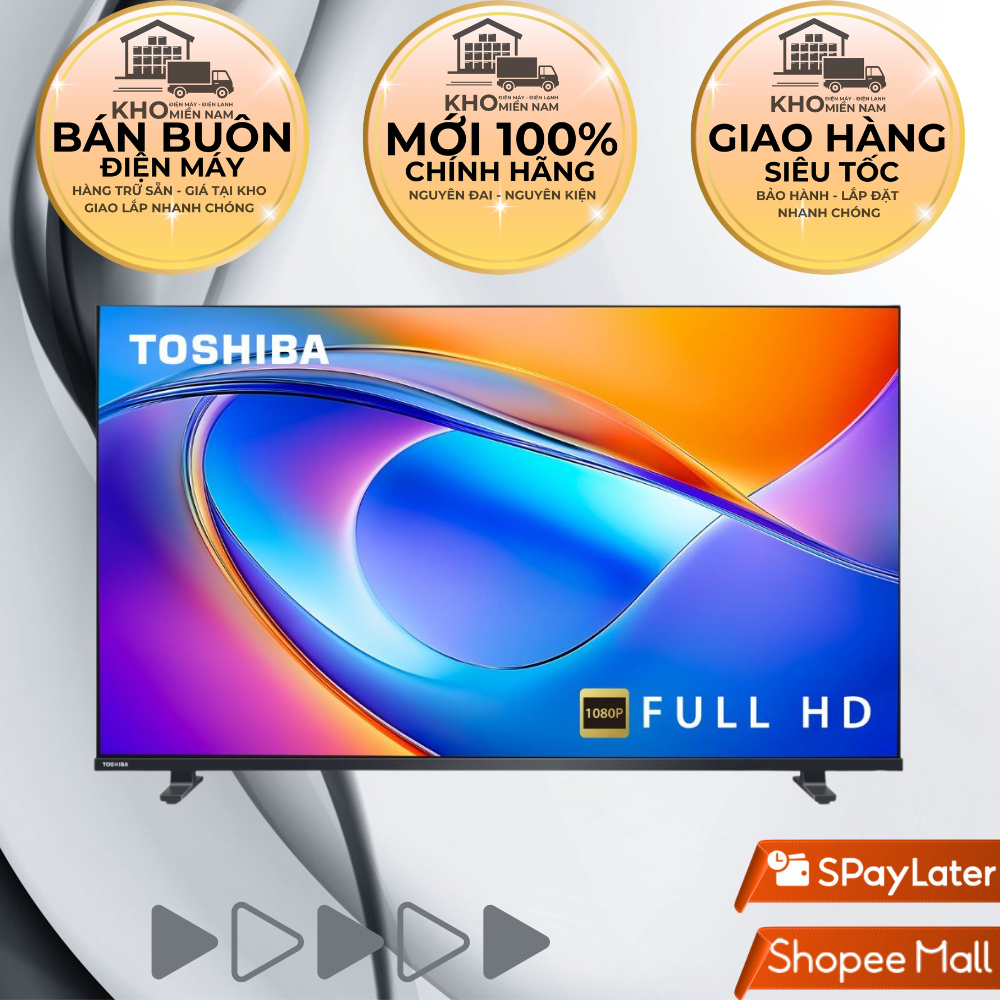 📺 Smart Tivi Toshiba 43V35RP – 43 inch, Full HD, Âm Thanh DTS Virtual:X, Hệ Điều Hành VIDAA U9