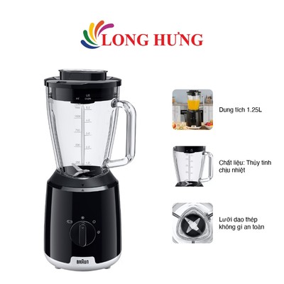 Máy xay sinh tố Braun JB1050BK - Hàng chính hãng
