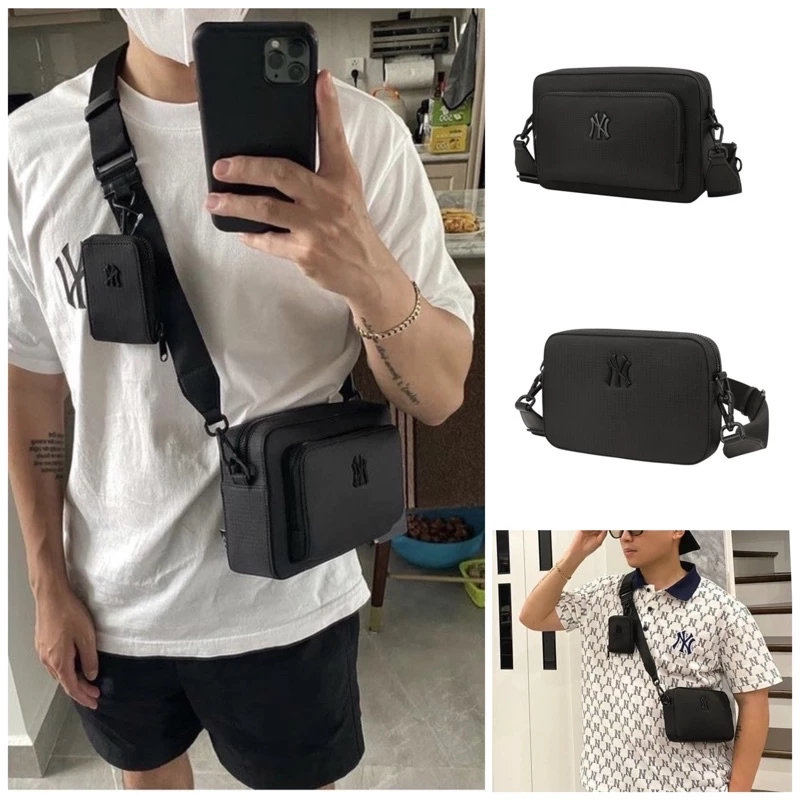 ( Hàng Loại 1 ) Túi Đeo Chéo MLB NY Nylon Ripstop Dodgers Full Tag Mac