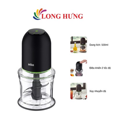 Máy xay đa năng Braun CH3011BK - Hàng chính hãng