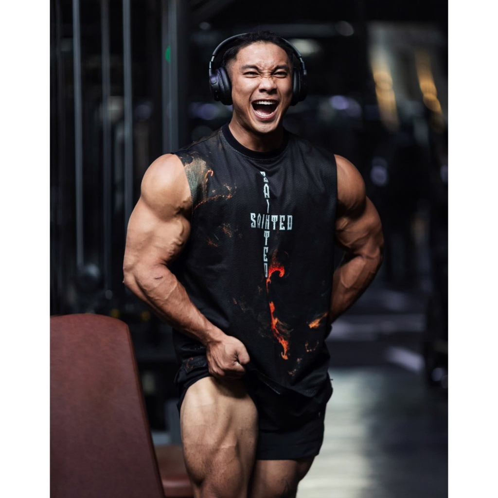 Áo ba lỗ lưới Saintedism Tanktop phong cách thể thao đường phố tập gym | SAINTED