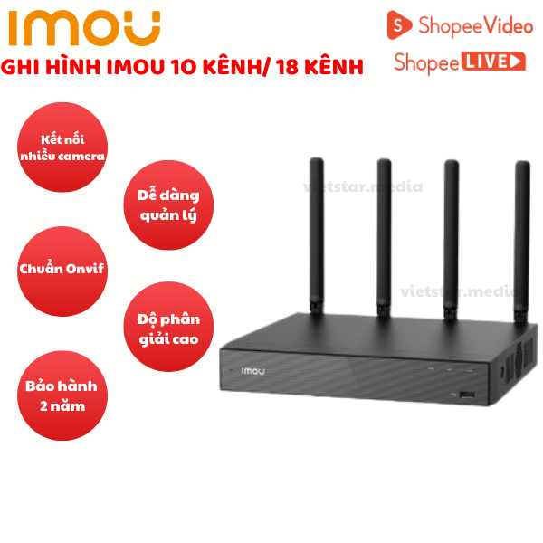 ĐẦU GHI HÌNH IMOU N110W / N118W – GIẢI PHÁP GHI HÌNH WIFI TOÀN DIỆN CHO GIA ĐÌNH & DOANH NGHIỆP