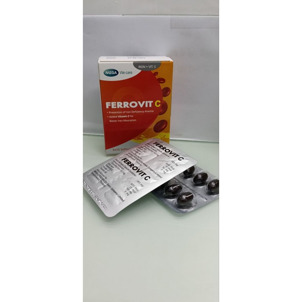 ferrovit c hộp 30v bổ sung sắt cho cơ thể