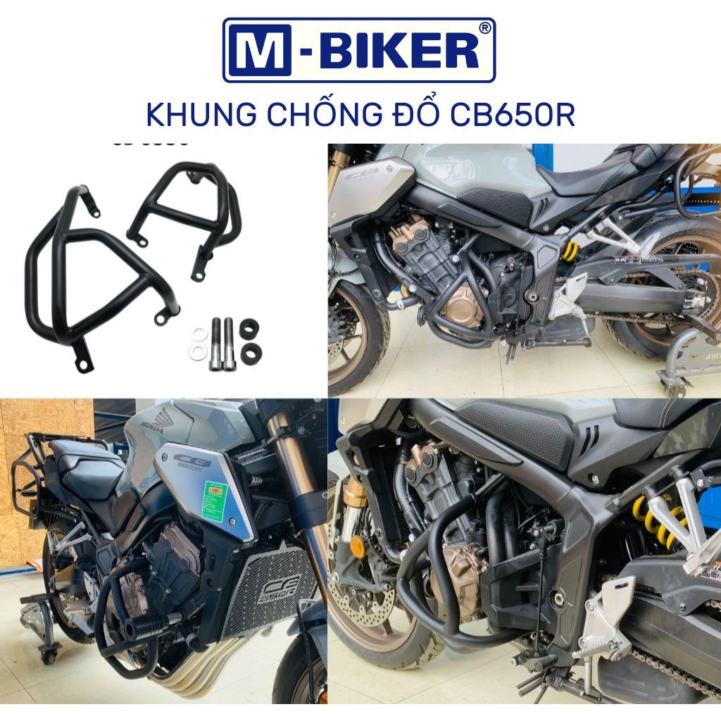 Chống đổ CB650R,khung bảo vệ lốc máy xe CB650R,MBiker