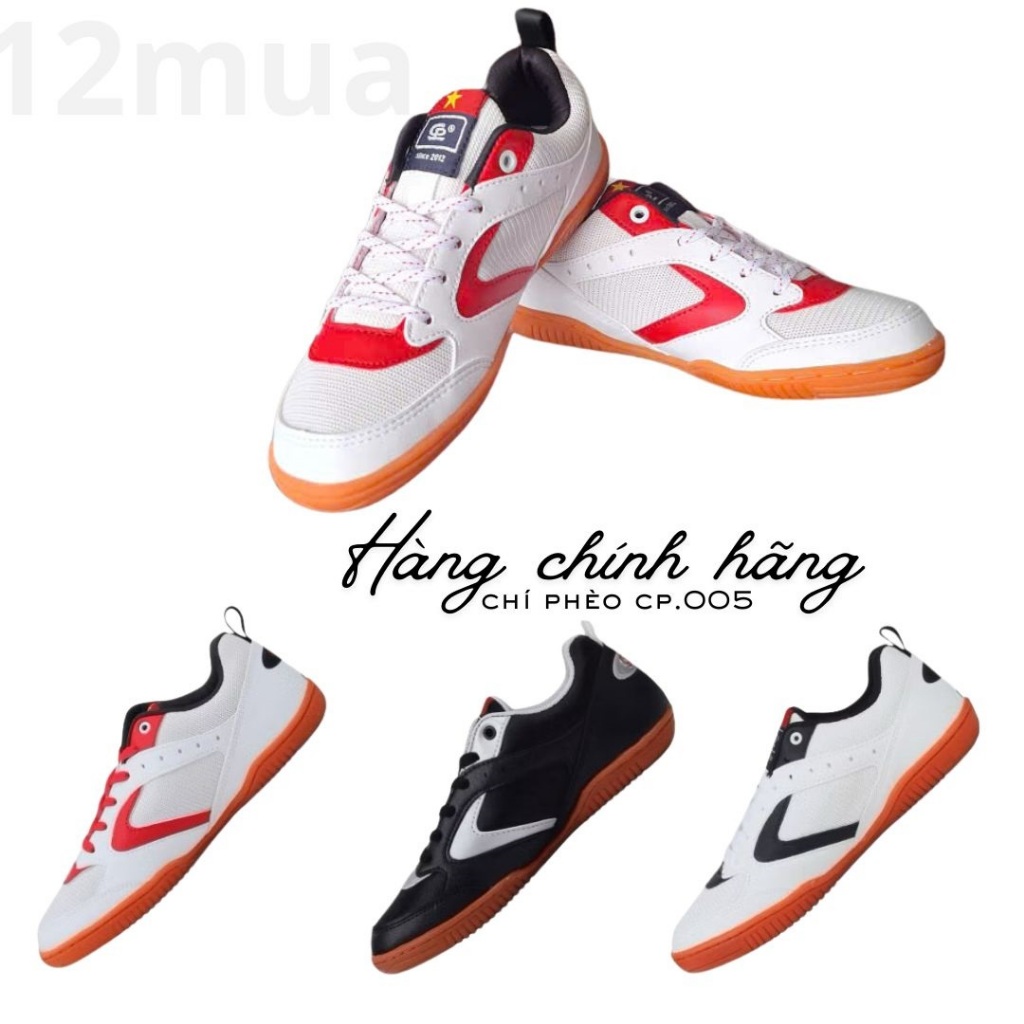 Giày cầu lông Chí Phèo unisex CP005,Đế cao su khâu full đế chống trượt, siêu bền, thoáng khí, êm nhẹ