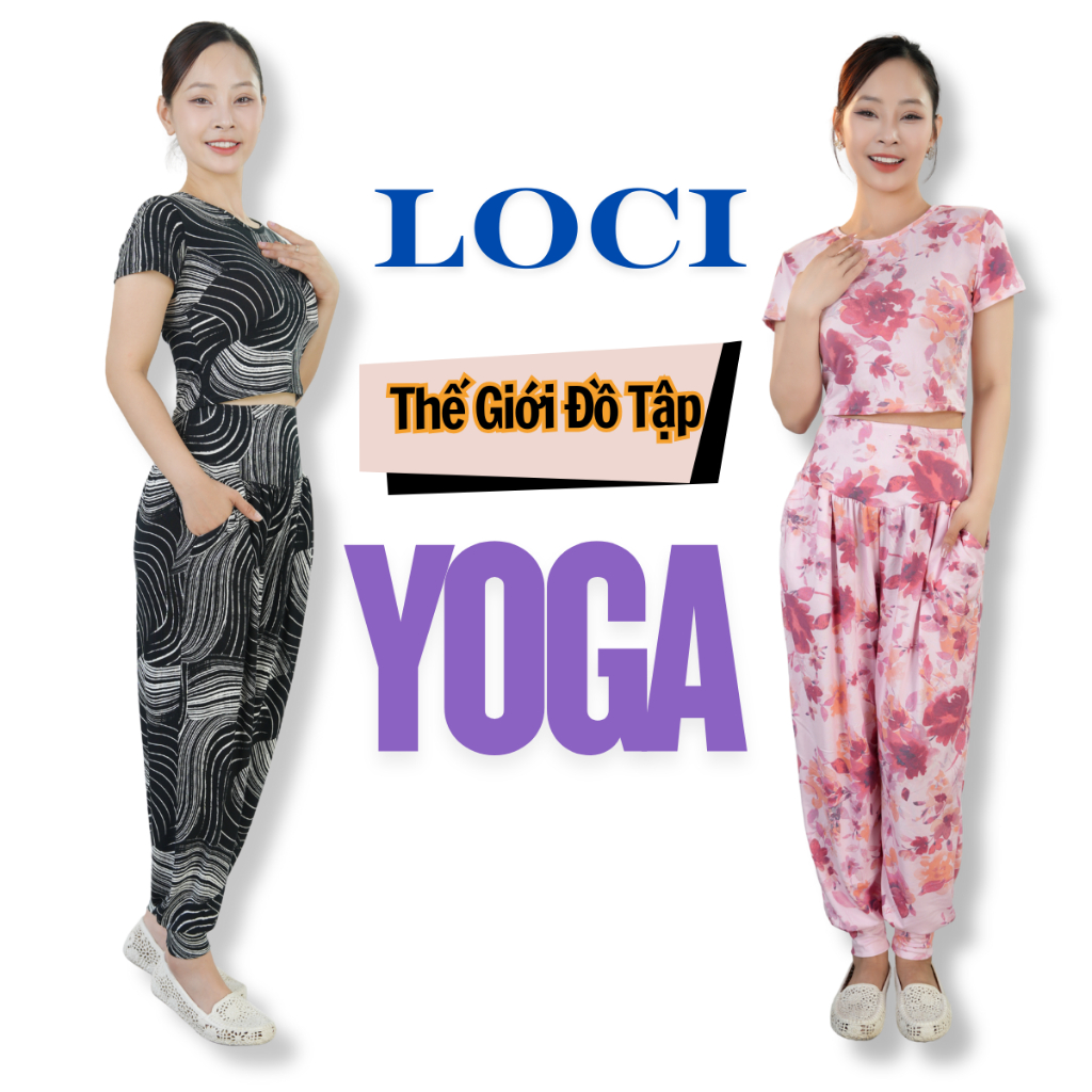 Bộ Alibaba Yoga LOCI - Set Đồ Tập Yoga Alibaba Màu Sắc Độc Đáo - Loci Shop