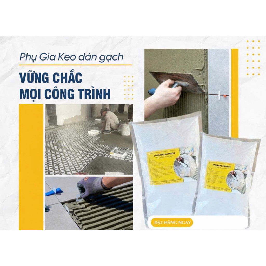 Phụ gia trộn keo dán gạch Duramax Bondfix 1kg