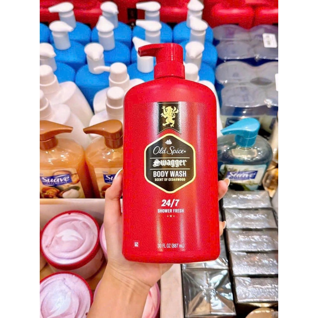 SỮA TẮM CHO NAM OLD SPICE SWAGGER BODY WASH 24/7  887ML MỸ