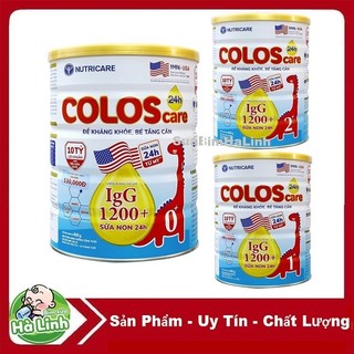 Sữa bột coloscare 0+ 1+ 2+ 800g.