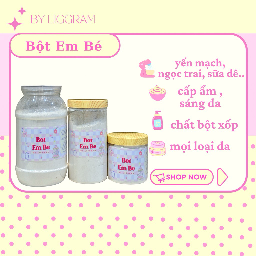 Bột Em Bé - Bột dưỡng da By Liggram